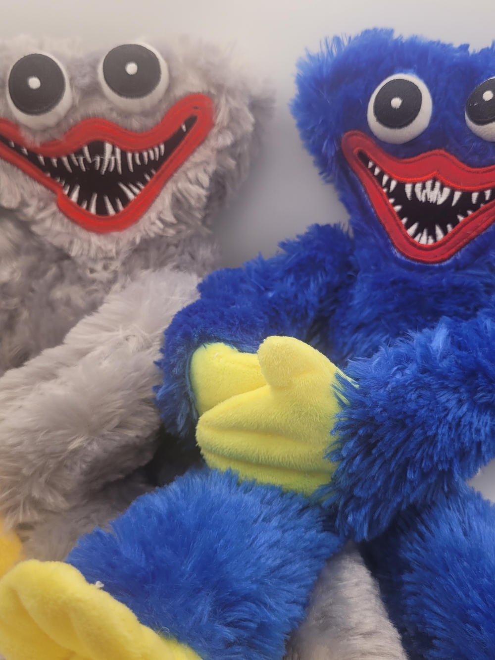 Gray And Blue Huggy Wuggy Plush